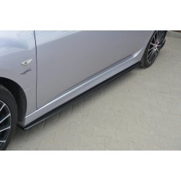 Накладки сплиттеры на пороги на Mazda 6 GH Sport Hatch